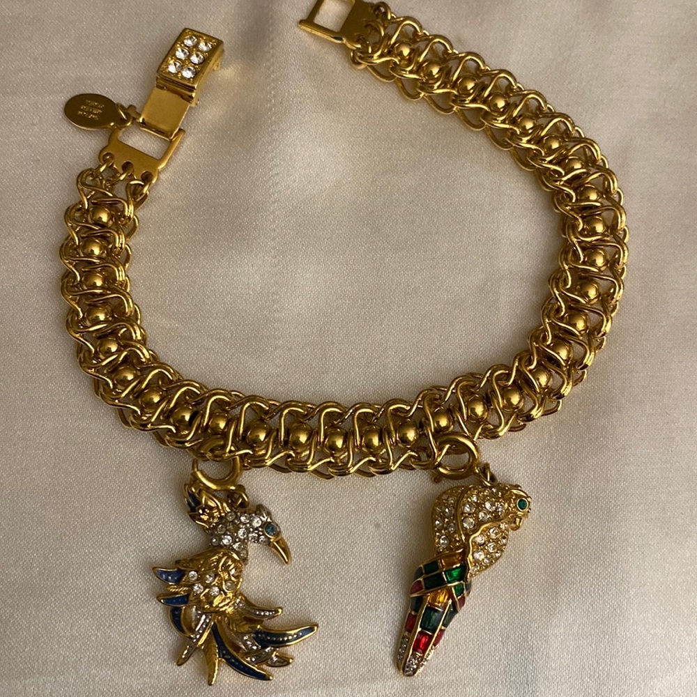 Nolan Miller bracelet with 2 charms